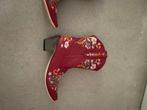 Cowboylaarzen dames rood bloem 39, Kleding | Dames, Schoenen, Lage of Enkellaarzen, Ophalen of Verzenden, Zo goed als nieuw, Rood