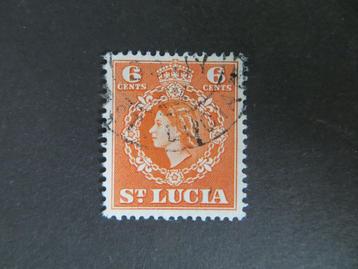 A09999: St. Lucia QEII 6 c beschikbaar voor biedingen