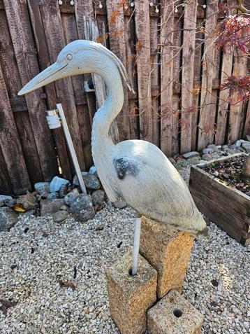 Reiger van plastc. Tuinreiger van kunststof beschikbaar voor biedingen