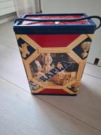 Kapla 200 stuks blank + 55 licht en donker blauwe, Kinderen en Baby's, Speelgoed | Bouwstenen, Ophalen of Verzenden, Gebruikt