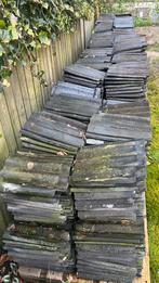 Friese Drie-Golf Dakpannen (gesmoord), Doe-het-zelf en Verbouw, Dakpannen en Dakbedekking, Ophalen, Gebruikt, Steen of Klei, Zwart