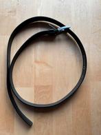 Zwarte leren riem (extra lang), Zwart, Ophalen of Verzenden, Zo goed als nieuw, 115 cm of meer