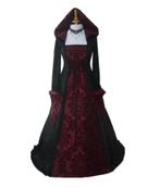 Middeleeuwse lange jurk (renaissance victoriaanse kostuum), Verzenden, Nieuw, Historisch, Kleding