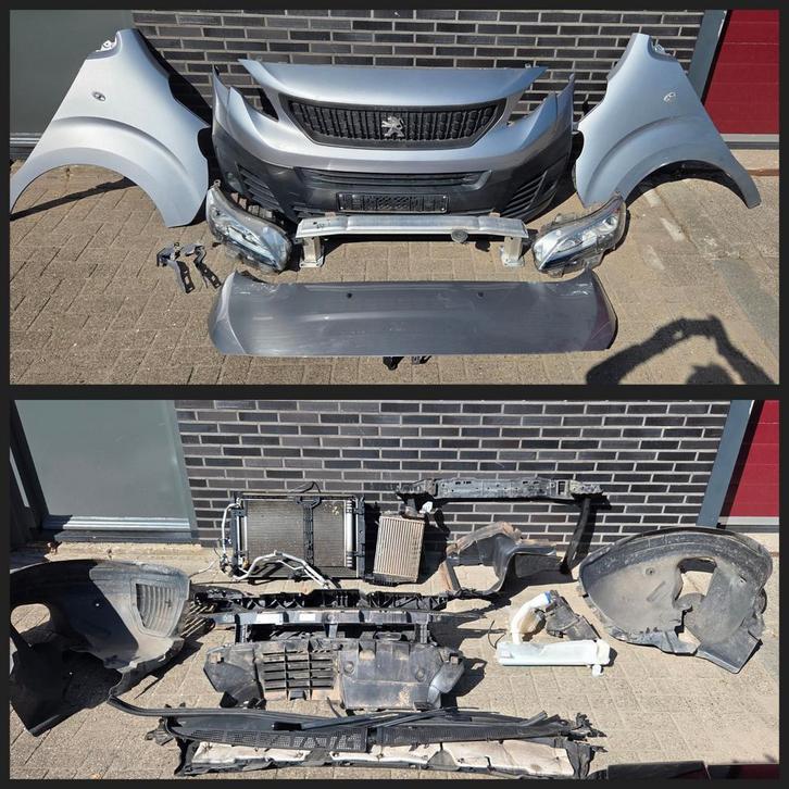 Peugeot expert 2023 complete voorkop, Auto-onderdelen, Carrosserie en Plaatwerk, Bumper, Peugeot, Voor, Gebruikt, Ophalen of Verzenden