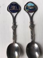 Lepeltje Australië verzilverd emaille vintage 2 st koala, Antiek en Kunst, Antiek | Bestek, Ophalen of Verzenden