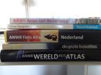 Diverse atlassen, Boeken, Atlassen en Landkaarten, Nederland, ANWB / Bos, Ophalen of Verzenden, Zo goed als nieuw