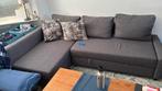 Grijze hoekbank met opbergruimte (IKEA Couch / Sofa), Huis en Inrichting, Ophalen, Gebruikt, Stof