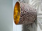Hanglamp panterprint velvet, Huis en Inrichting, Lampen | Hanglampen, Ophalen, Zo goed als nieuw, Stof, Minder dan 50 cm