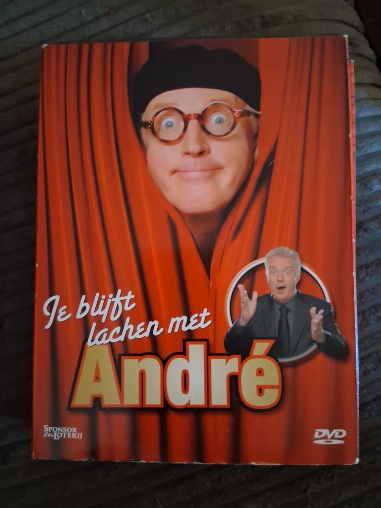 Je blijft lachen met André - 6 dvd-box, Cd's en Dvd's, Dvd's | Cabaret en Sketches, Alle leeftijden, Ophalen of Verzenden, Zo goed als nieuw