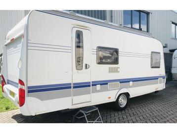 Hobby 500 KMFE , 7 persoons, caravan zgan voortent beschikbaar voor biedingen