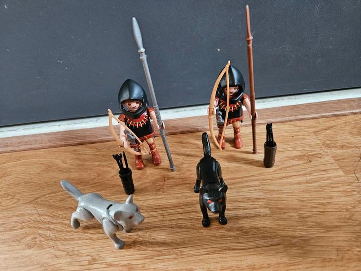 Playmobil Krijgers met Wolven, Kinderen en Baby's, Speelgoed | Playmobil, Zo goed als nieuw, Los playmobil, Ophalen of Verzenden