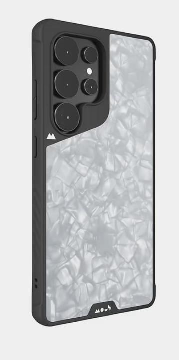 Mous Limetless Silver pearl hoesje voor Samsung S25 ultra beschikbaar voor biedingen