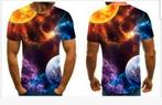 Sterrenhemel 3d heren t,shirts nieuw €15,00, Kleding | Heren, Ophalen of Verzenden, Nieuw, Maat 56/58 (XL)