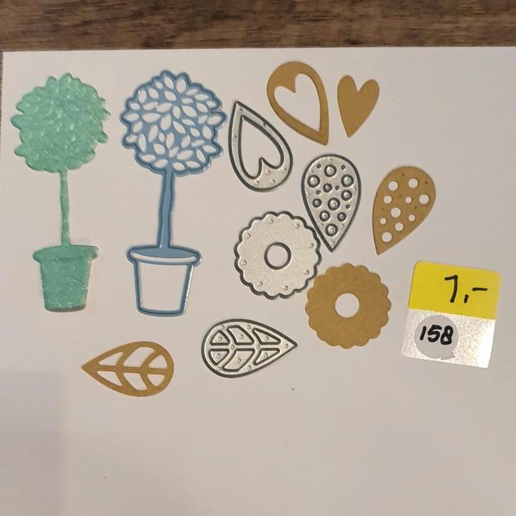 Diverse snijmallen voor kaarten maken, Hobby en Vrije tijd, Scrapbooking, Gebruikt, Frame of Mal, Overige merken, Ophalen of Verzenden