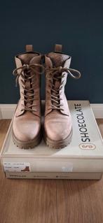 Shoecolate hoge laarzen taupe kleurig bijna nieuw, maat 37, Kleding | Dames, Schoenen, Hoge laarzen, Shoecolate, Bruin, Ophalen of Verzenden