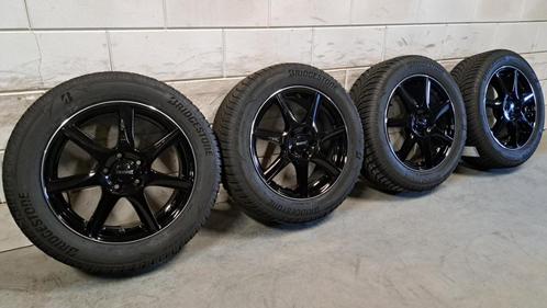 Bi-color zwarte velgen Mini Countryman 225/55/17, Auto-onderdelen, Banden en Velgen, Banden en Velgen, Winterbanden, 17 inch, 225 mm