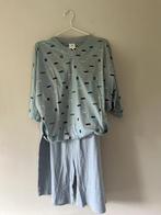 Grijze heren pyjama set maat XXL, Kleding | Heren, Pyjama's, Verzenden, Zo goed als nieuw, Overige maten