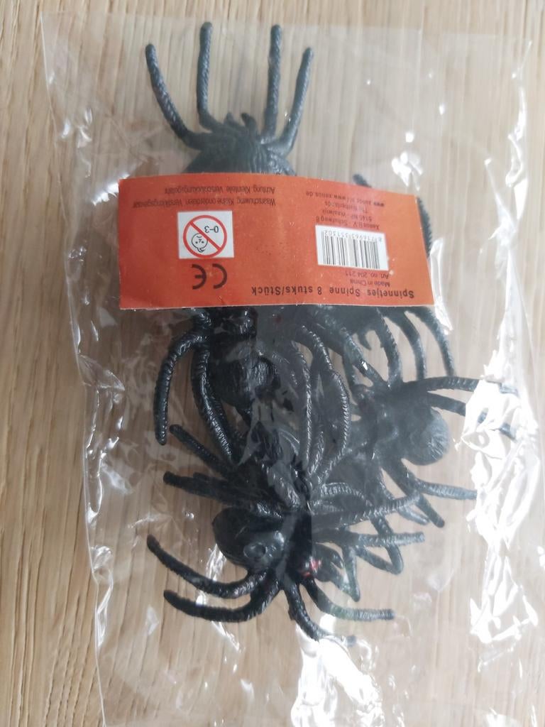 Spinnetjes Halloween speelgoedspin, Ophalen of Verzenden