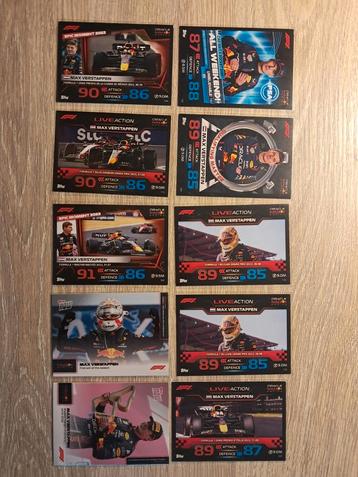 Max Verstappen F1 Trading Cards - Topps beschikbaar voor biedingen
