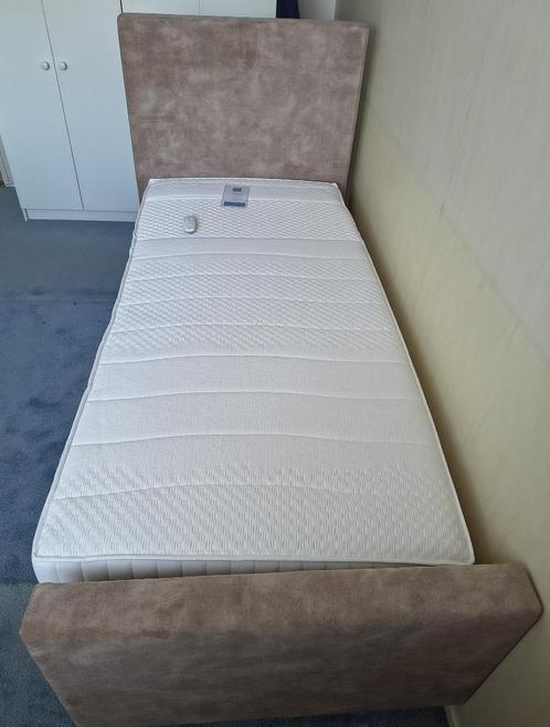 Recor Bedding boxspring elektrisch verstelbaar oxford matras, Huis en Inrichting, Slaapkamer | Boxsprings, Zo goed als nieuw, 90 cm