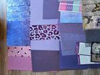 Scrapbooking pakket paars, Ophalen of Verzenden, Nieuw, Papier of Karton, Overige merken