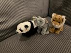 3 WWF knuffels olifant panda beer en welp tijger pandabeer, Kinderen en Baby's, Speelgoed | Knuffels en Pluche, Ophalen of Verzenden