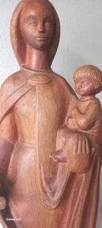Madonna beeld eiken Hans Goddefroy ( Medan 1933-Borssele ), Ophalen of Verzenden