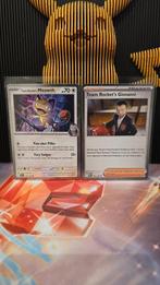 Team Rocket's Meowth #149 Giovanni #174, Ophalen of Verzenden, Nieuw, Meerdere kaarten, Foil