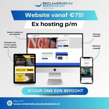 Website laten maken €75 beschikbaar voor biedingen