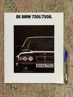 Grote Nederlandse brochure folder BMW 750i 750iL E32 1990, Nieuw, Ophalen of Verzenden, BMW, BMW