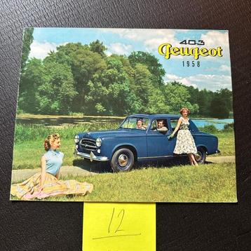PEUGEOT 403 - 1958  (#12) beschikbaar voor biedingen