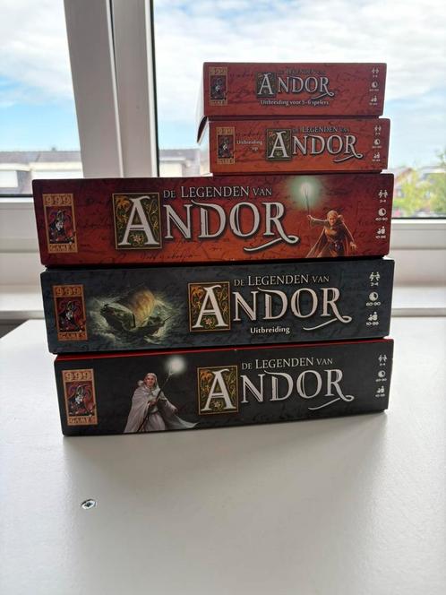 Pakket Legende van Andor, Hobby en Vrije tijd, Gezelschapsspellen | Bordspellen, Zo goed als nieuw, Ophalen of Verzenden