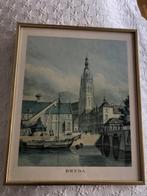 Schilderij "BREDA" te koop!, Ophalen of Verzenden, Gebruikt, Schilderij, Minder dan 50 cm
