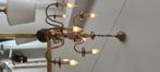 Kroonluchter koper, Huis en Inrichting, Lampen | Hanglampen, Overige materialen, Gebruikt, Ophalen, 75 cm of meer