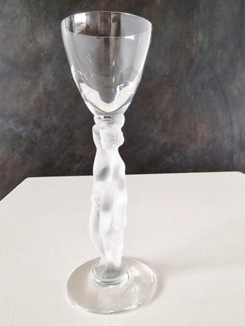 Bayel kristallen bacchante Antiek glas met figuur beschikbaar voor biedingen