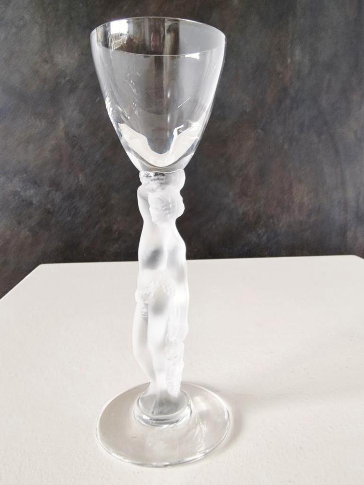 Bayel kristallen bacchante Antiek glas met figuur, Antiek en Kunst, Antiek | Glas en Kristal, Ophalen of Verzenden