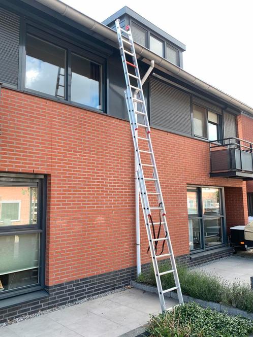 3-delige ladder huren?, Doe-het-zelf en Verbouw, Ladders en Trappen, Zo goed als nieuw, 4 meter of meer, Ophalen