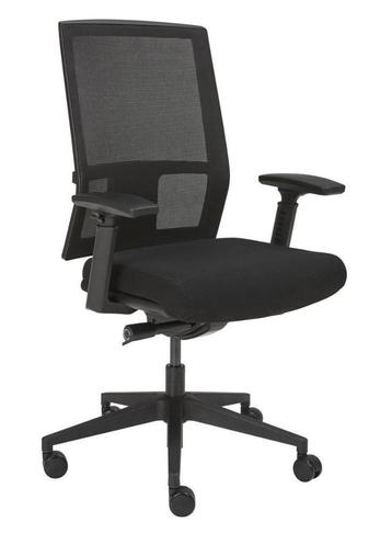 Nieuw | WPD-Line Oscar Bureaustoelen | Zwart NEN1335 | Mesh beschikbaar voor biedingen