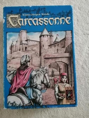spel, bordspel Carcassonne , oude versie(basisspel),compleet beschikbaar voor biedingen