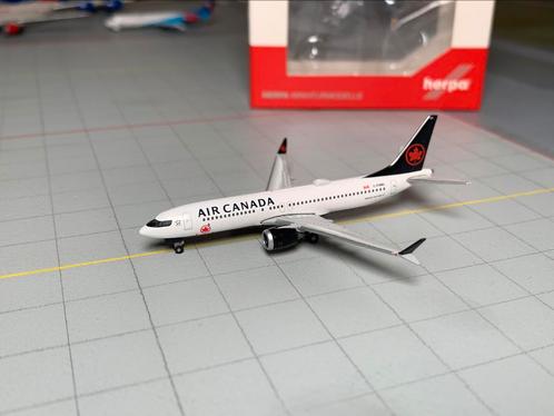 Air Canada Boeing 737 MAX 8 Herpa Wings Schaal 1:500, Verzamelen, Luchtvaart en Vliegtuigspotten, Zo goed als nieuw, Schaalmodel