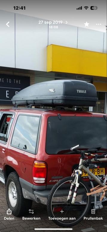 Grote THULE ADVENTURER Dakkoffer - 230 x 65 c 40 c m beschikbaar voor biedingen