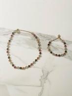 Gucci multicolor kristalstenen ketting en armband, Overige kleuren, Ophalen of Verzenden, Zo goed als nieuw, Steen of Mineraal