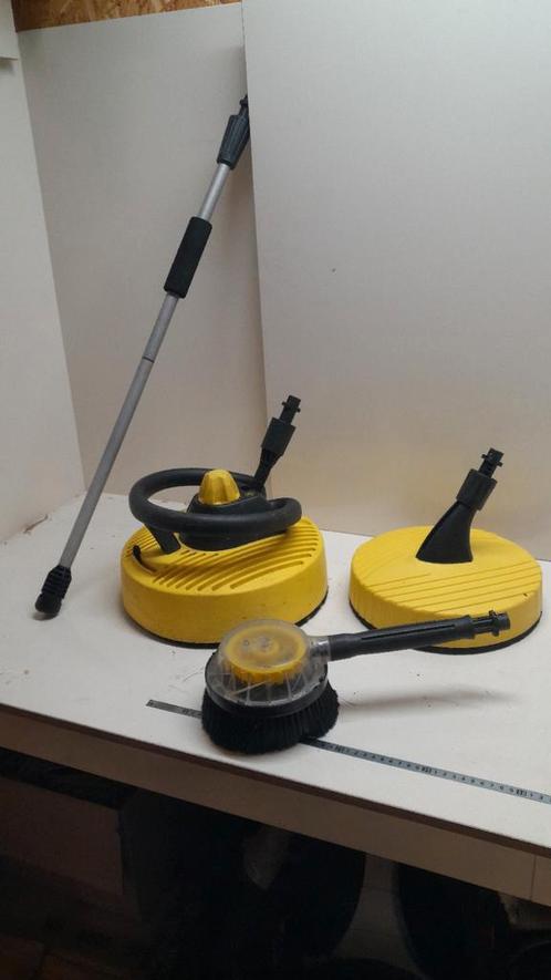 Karcher opzetstuk wasborstel terrasreiniger hogedrukreiniger, Tuin en Terras, Tuinslangen, Gebruikt, Tuinslang, Ophalen of Verzenden