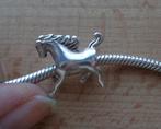 zilveren bedel paard voor o.a pandora [097], Sieraden, Tassen en Uiterlijk, Bedels, Overige merken, Verzenden, Zo goed als nieuw