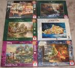Diverse *** PUZZELS SCHMIDT *** 6 stuks, Ophalen of Verzenden, 500 t/m 1500 stukjes, Zo goed als nieuw, Legpuzzel