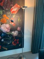 Staande lamp met leeslamp, Huis en Inrichting, Lampen | Vloerlampen, Ophalen, Zo goed als nieuw, Metaal, 150 tot 200 cm