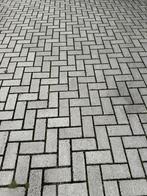 108 Grijze klinkers 21x10x5,5 cm, Tuin en Terras, Tegels en Klinkers, Ophalen, Nieuw, Beton, Klinkers