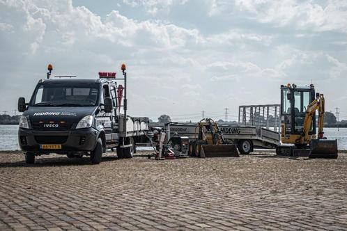 Grondwerk, straatwerk, Machine verhuur met machinist, Diensten en Vakmensen, Tuinmannen en Stratenmakers, Bestrating, Tuin- of Vijveraanleg