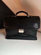 C&B leren heren laptoptas zwart, Ophalen of Verzenden, 15 inch, Gebruikt, Aktetas