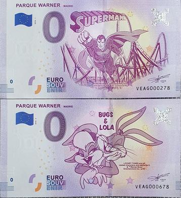 0 euro Spanje 2018 SET Parque Warner beschikbaar voor biedingen